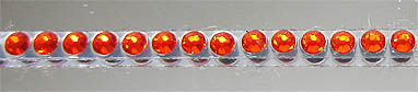 Crystaltex-it 3mm 1reihig orange per Meter